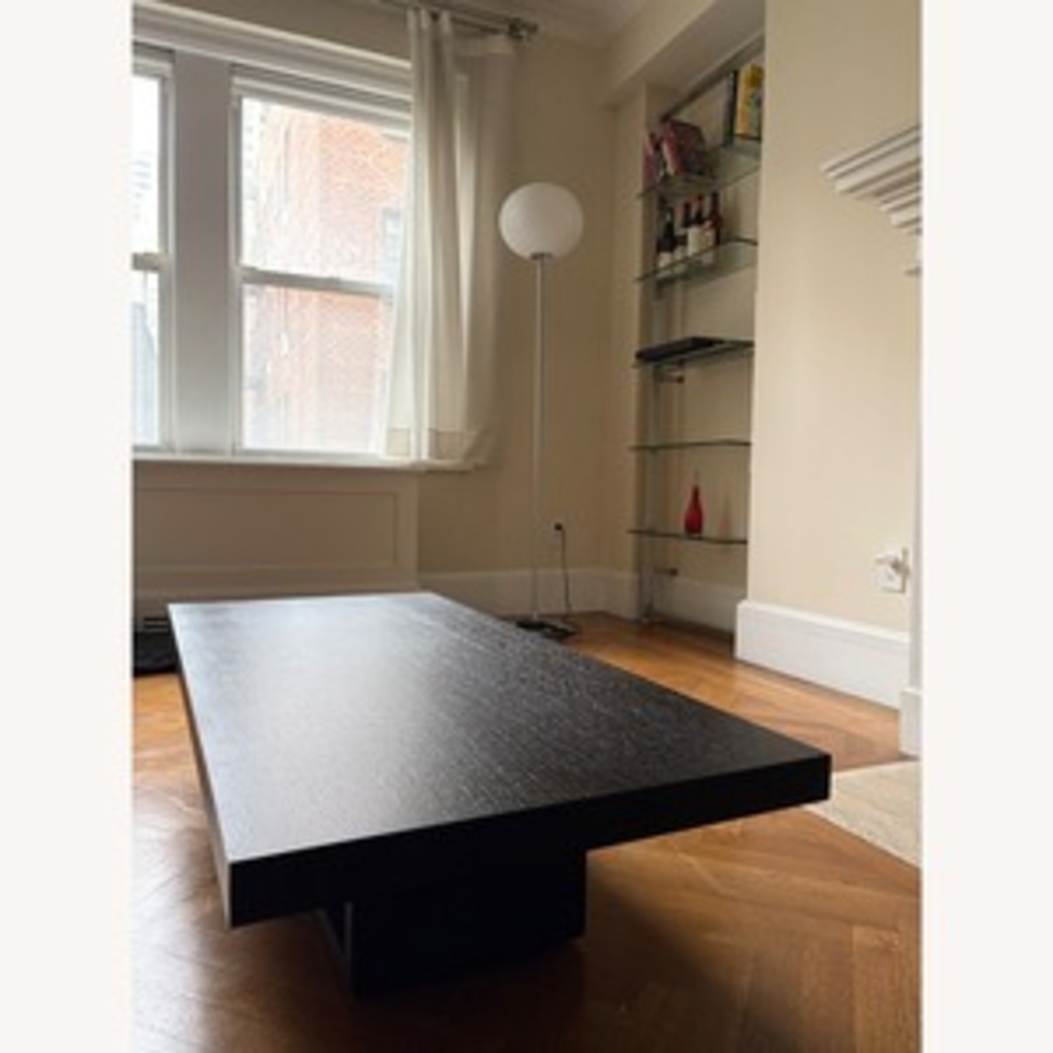 West Elm White Fabric Coffee Table - image-3