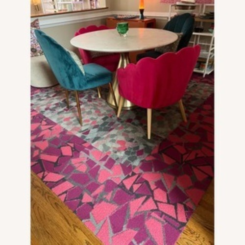 Used Vintage Looking White Leather 2 Piece Sectional for sale on AptDeco